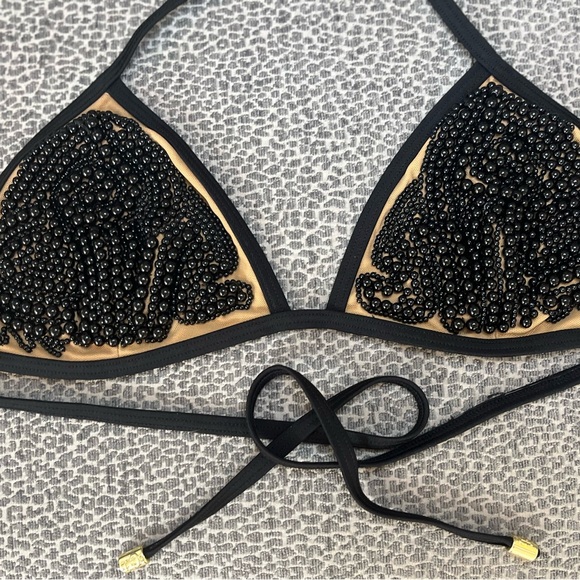 Beach Bunny Black and Gold Bikini Small - Picture 5 of 7